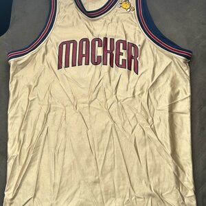 Vintage Gold “Macker” Basketball Jersey size XL